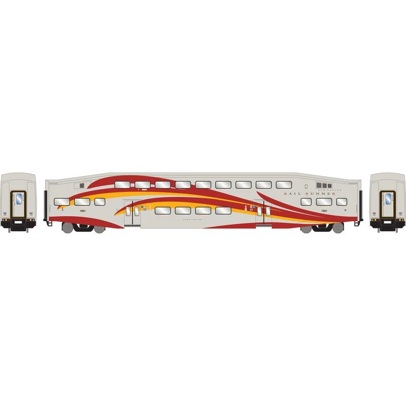 Athearn RTR 28592 N Scale Bombardier Coach Car New Mexico Railrunner NMRX 1001 - Image 2