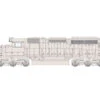 Athearn RTR 73647 HO Scale EMD SD40 Undecorated DC
