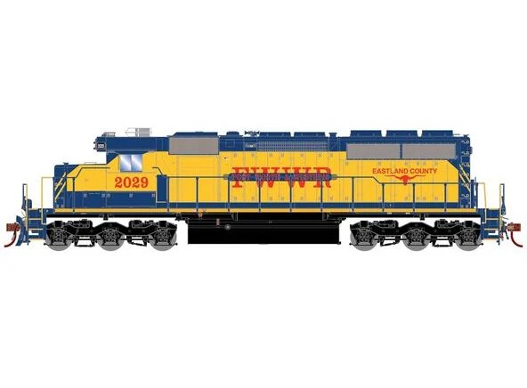 Athearn RTR 73745 HO Scale EMD SD40 Fort Worth & Western FWWR 2029 DCC & Sound