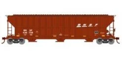 Athearn RTR 81507 HO 54' FMC 4700 Covered Hopper BNSF Wedge 436758