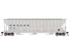 Athearn RTR 81587 HO 54' FMC 4700 Covered Hopper Procor UNPX 121061