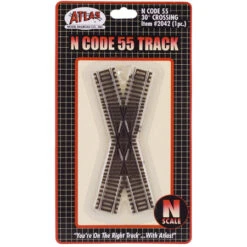 Atlas 2042 N Scale Code 55 30 Degree Crossing