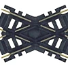 Atlas 174 HO Scale Code 100 Track 45-Degree Custom-Line Crossing