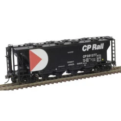 Atlas 20006371 HO Scale 6 Hatch Slab Side Covered Hopper Canadian Pacific "Multimark" CP 381317