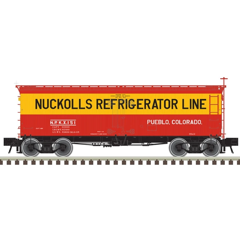 Atlas 20007208 HO Scale 36' Wood Reefer Nuckoll's 155