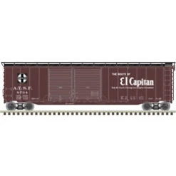 Atlas 20006590 HO Scale 50' Postwar Boxcar Santa Fe El Capitan ATSF 8666