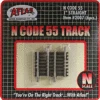 Atlas 2007 N Scale Code 55 Straight Track 1" 6 Pack