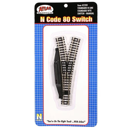 Atlas 2709 N Scale Code 80 Manual Wye Turnout - Image 2