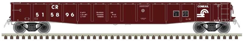 Atlas 50006406 N Scale ACF 70 Ton 52' Gondola Conrail CR 516523