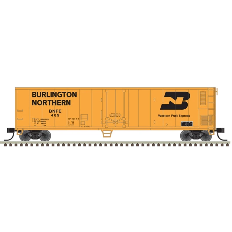 Atlas 50006472 N Scale 50' Mechanical Reefer Burlington Northern BN 420