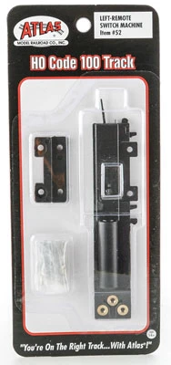 Atlas 52 HO Scale Code 100 Track Remote Left-Hand Switch Machine