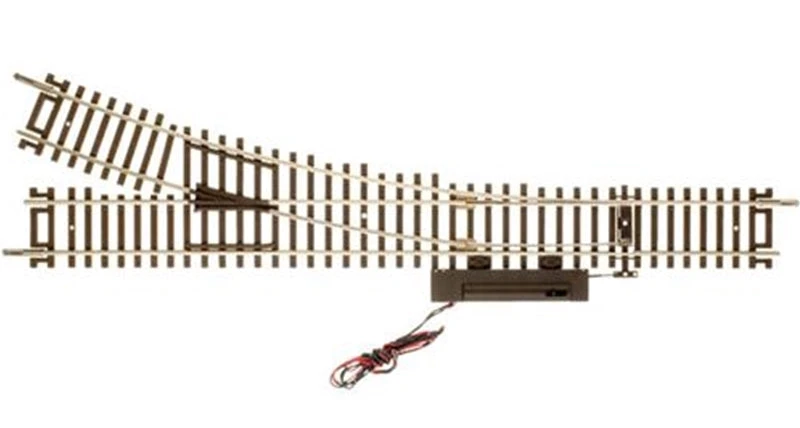 Atlas 547 HO Scale Code 83 22" Radius Remote Right Hand Switch