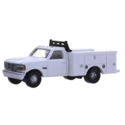 Atlas 60000149 N Scale F-250 And F-350 Pickup Truck Set - White