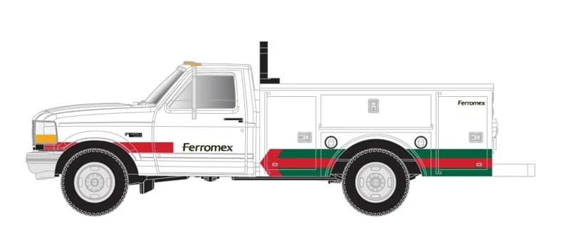 Atlas 60000160 N Scale Ford F-250 And F-350 Pickup Truck Set - Ferromex - Image 2