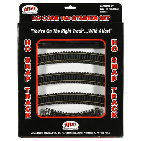 Atlas 88 HO Scale Code 100 Track Starter Set (18 Pieces) - Image 2