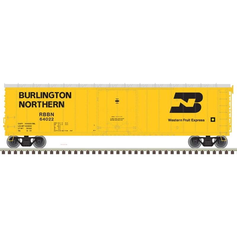 Atlas Master 20007020 HO Scale 50' Plug Door Boxcar Burlington Northern RBBN 64175