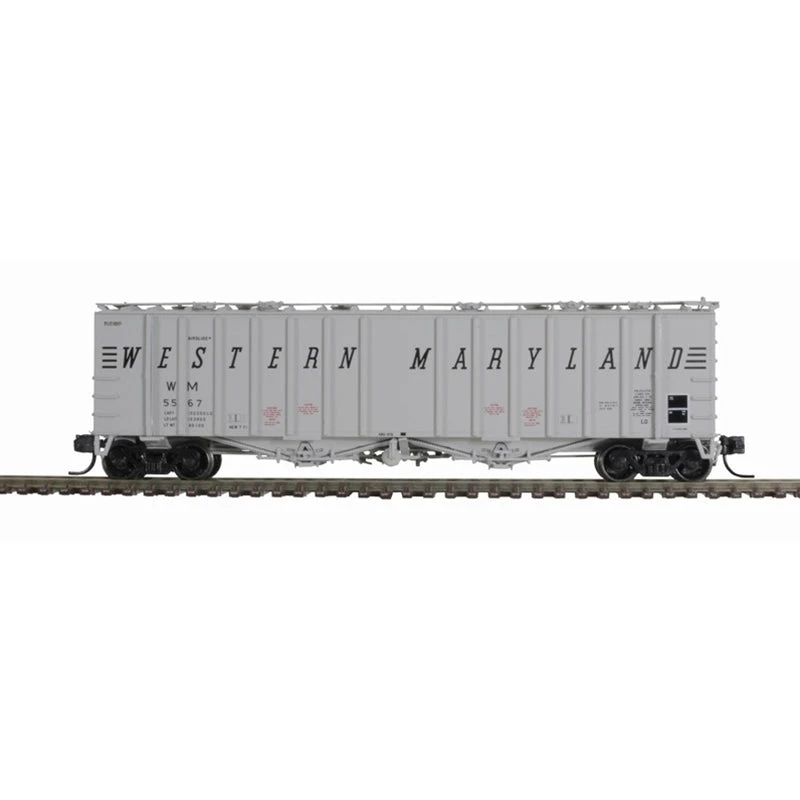 Atlas Master 50005819 N Scale4180 Airslide Covered Hopper Western Maryland 5563 - Image 3