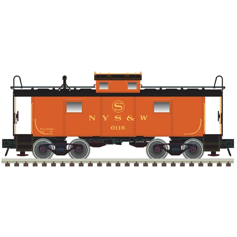 Atlas Master 50006327 N Scale NE-6 Caboose Susquehanna NYS&W 116
