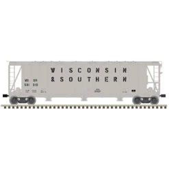 Atlas Master 50006342 N Scale 3500 Dry-Flo Covered Hopper Wisconsin Southern WSOR 501341