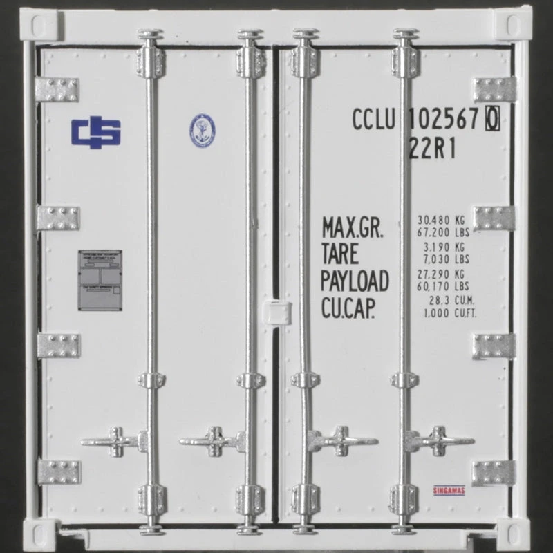 Atlas O Master 3002231 O Scale 20' Refrigerated Container China Shipping CCLU #s Vary - Image 2