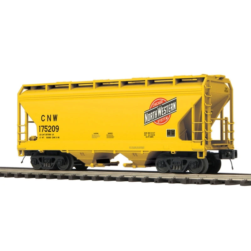 Atlas O Premier 3001092 O Scale 2 Bay Covered Hopper Chicago NorthWestern C&NW #s Vary