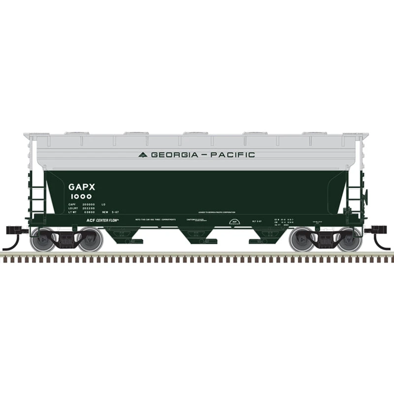 Atlas Trainman 20006503 HO Scale ACF 3560 Covered Hopper Georgia Pacific GAPX 1001