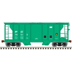 Atlas Trainman 20006552 HO Scale PS-2 Covered Hopper Penn Central PC 74212