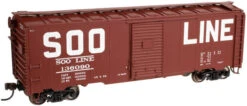 Atlas Trainman 21000045 HO Scale 40' 1937 AAR Boxcar Kit SOO Line 136090 - NOS