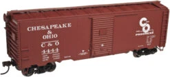 Atlas Trainman 20002530 HO Scale 40' 1937 AAR Boxcar Kit Chesapeake & Ohio C&O 4890 - NOS