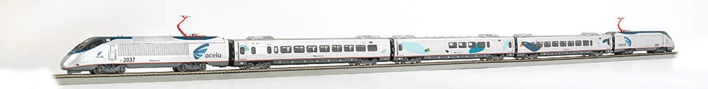 Bachmann 01205 HO Scale Amtrak Acela Starter Train Set With DCC - Image 2