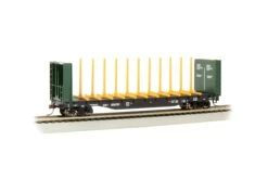 Bachmann 12902 HO Scale 52' Bulkhead Flatcar Canadian National CN 60472