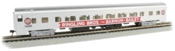 Bachmann 14210 HO Scale 85' Lighted Smoothside Coach Ringling Brothers Circus