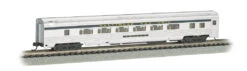 Bachmann 14753 N Scale 85' Fluted-Side Coach With Lights Baltimore & Ohio B&O