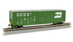 Bachmann 14902 HO Scale 50' Boxcar With EOT Burlington Northern BN 219327