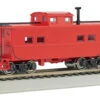 Bachmann 16806 HO Scale Northeastern Caboose Red Painted Unlettered - NOS