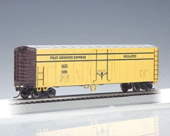 Bachmann 17940 HO Scale 50' Steel Reefer Fruit Growers Express RBNX 90488 - NOS