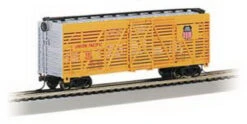 Bachmann 18501 HO Scale 40' Stock Car Union Pacific UP/OSL 47736