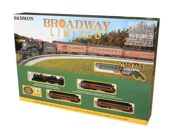 Bachmann 24026 N Scale Pennsylvania Railroad Broadway Limited Train Set