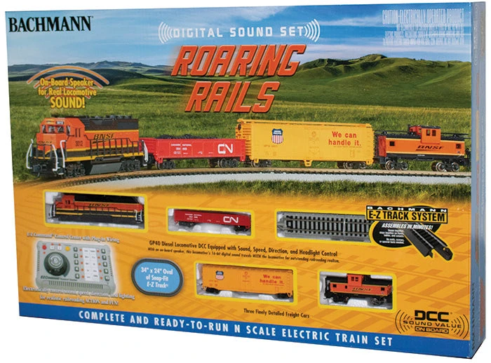 Bachmann 24132 N Scale Roaring Rails BNSF Train Set With DCC And Sound - Image 2