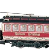 Bachmann 25127 On30 Scale Closed Street Car Christmas Seasons Greetings - NOS