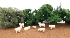 Bachmann 33122 HO Scale SheepFigures 7 Pack