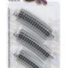 Bachmann 44821 N Scale E-Z Track 11.25" Radius 1/2 Curve (6)
