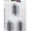 Bachmann 44831 N Scale E-Z Track 11.25" Radius 1/4 Curve (6)
