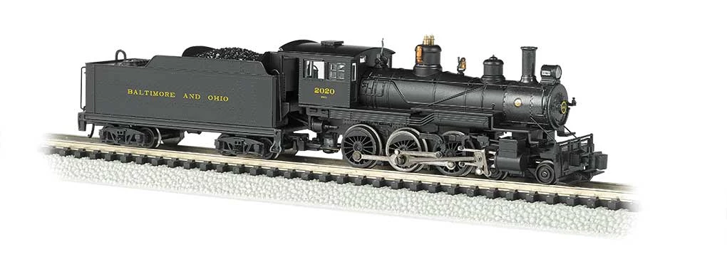 Bachmann 51461 N Scale 4-6-0 Baldwin Steam Locomotive Baltimore & Ohio B&O 2020 With DCC
