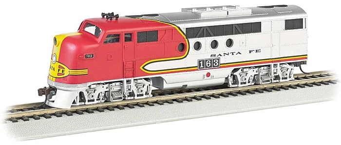 Bachmann 68911 HO Scale EMD FT-A Diesel Santa Fe 163 With DCC And WOWSound