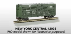 Bachmann 71565 N Scale 40' Stock Car New York Central NYC 2038