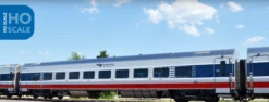 Bachmann 74501 HO Scale Siemens Venture Passenger Coach Amtrak Midwest 4001