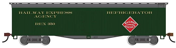 Bachmann 75704 HO Scale 50' Express Reefer Railway Express Agency REX 350