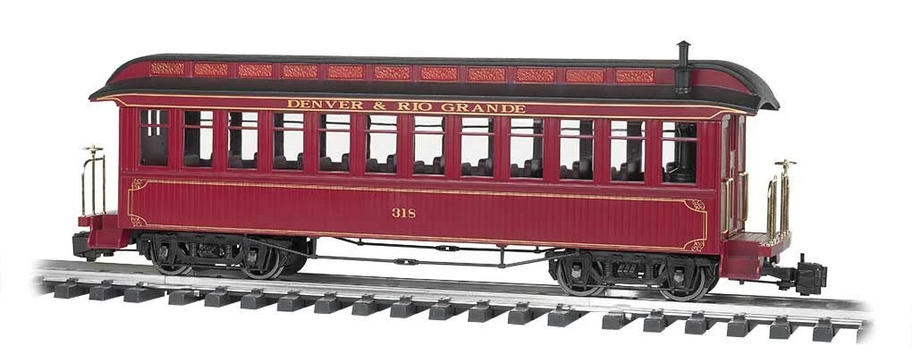 Bachmann Big Hauler 97206 "G" Jackson Sharp Coach D&RG - NOS
