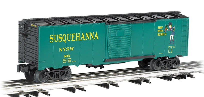 Williams By Bachmann 47079 OGauge 40' Boxcar New York Susquhanna Western NYS&W